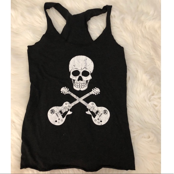 Tops - Saddle Ranch Hollywood Skull Tank